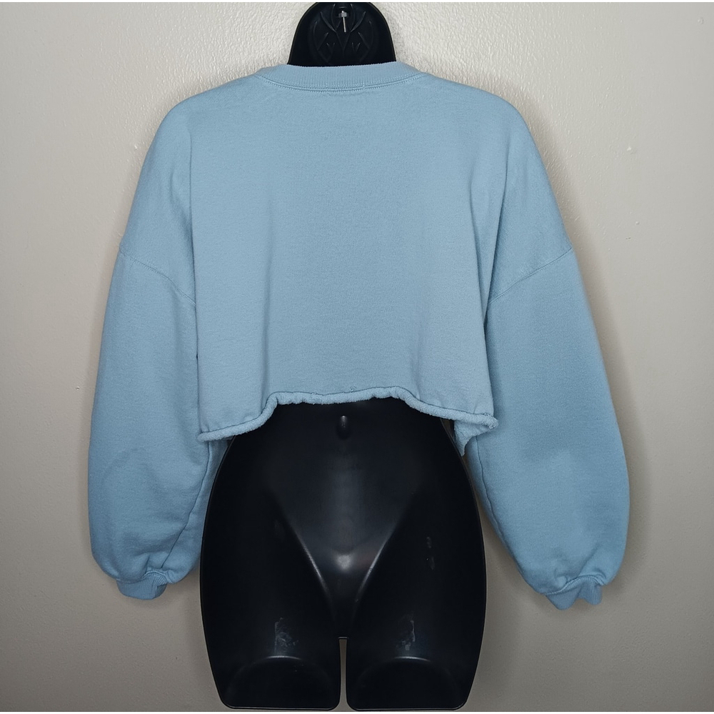 Taylor Swift Swiftie Medium Crop Boyfriend Sweatshirt Balloon Sleeve Oversized - Picture 4 of 11